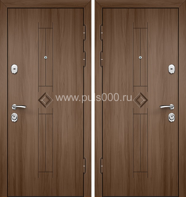 Входная квартирная дверь коричневая, цена 12 450  руб.